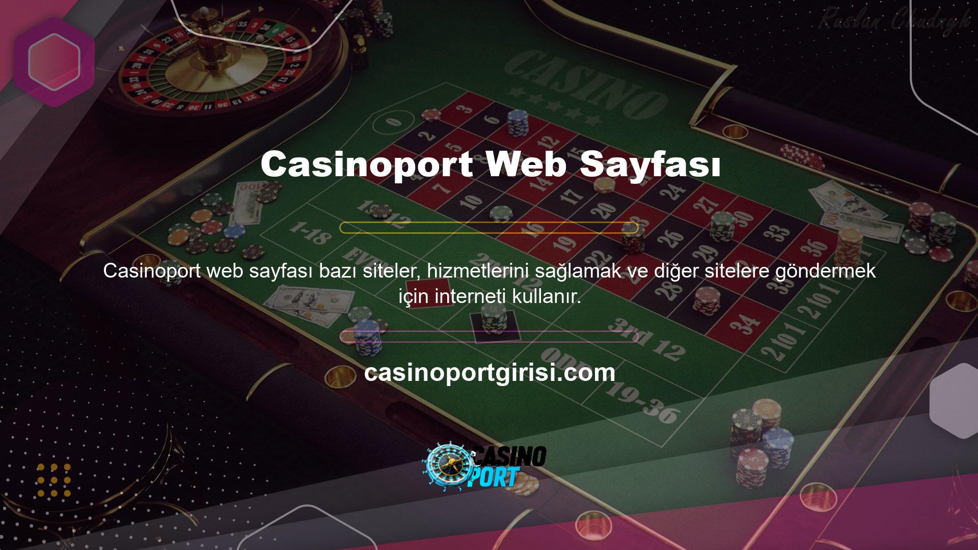 Casinoport web sitesini sayfalarımızı taşıyarak bulabilirsiniz